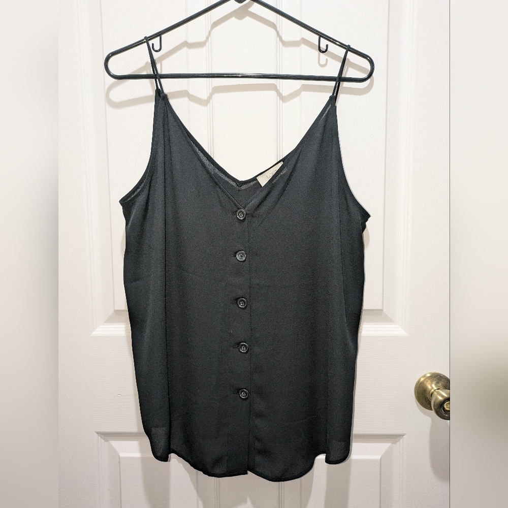 Loft button tank top - large